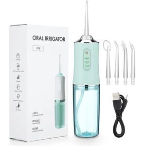 CORDLESS DENTAL WATER FLOSSER : RECHARGEABLE JET FLOSS TOOTHPICK